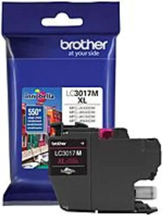 Alt view image 9 of 13 - BROTHER INTERNATIONAL CORPORAT LC3017M HIGH YIELD XL MAGENTA INK CARTRIDGE