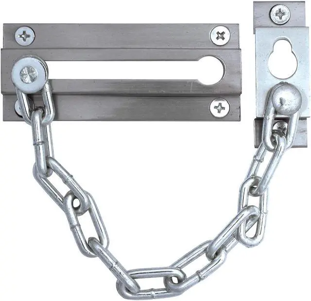 Main image of Ultra Chrome Finish Chain Door Guard  29012