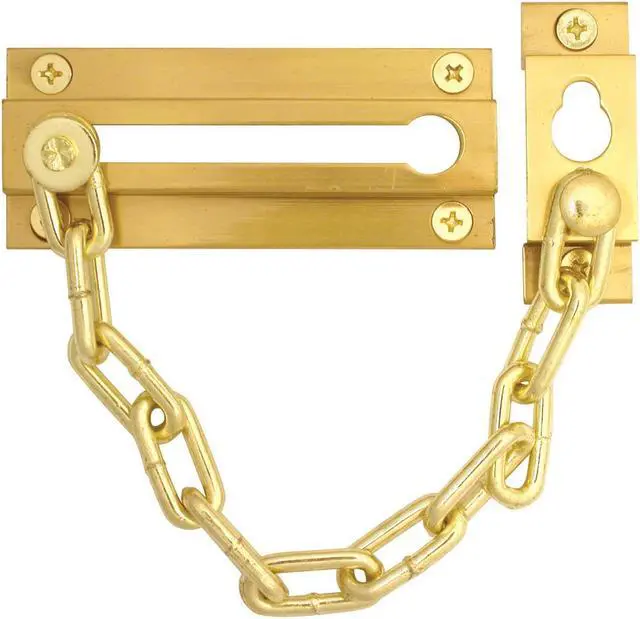 Main image of Ultra 29010 Chain Door Guard - Brass Plated