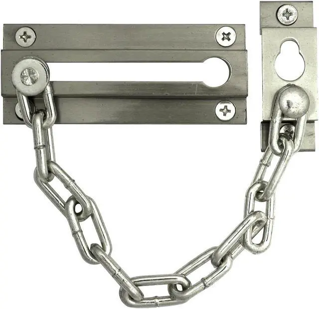 Main image of Ultra Satin Nickel Chain Door Guard  29014