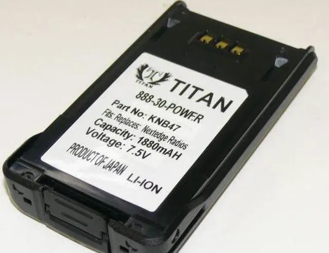 Main image of 7.5V@1800 MAH KNB47 NX100 NX200 NX300 NX-100 NX-200 NX-300 KENWOOD RADIO BATTERY