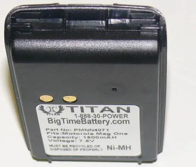 Alt view image 3 of 4 - 2 pcs PMNN4071 PMNN4075AR Battery for Motorola Mag One A8 BPR40 Bearcom BC130