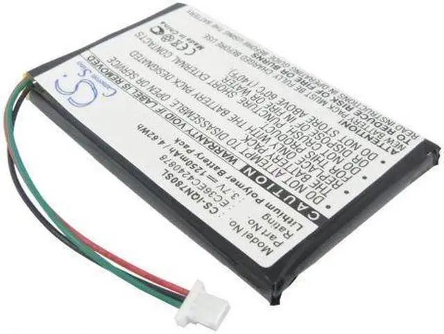 Alt view image 5 of 16 - 1250mAh Battery for Garmin Nuvi 780, 780T, 785, 785T, EC36EC4240878