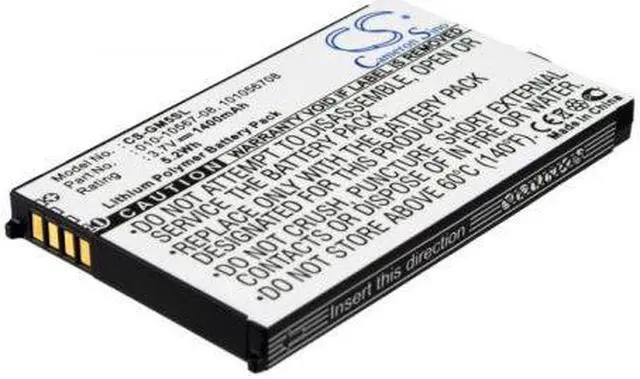 Alt view image 5 of 15 - 1400mAh Battery for Garmin iQue M5, 101056708, 010-10567-08 NEW