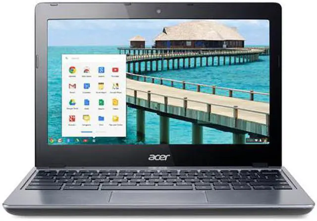 Main image of Acer C720 Grade A Chromebook Intel Celeron 2955U (1.40 GHz) 2 GB Memory 16 GB SSD 11.6" 1366 x 768 Chrome OS
