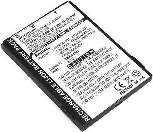 Main image of Battery for HP iPAQ 214 210 211 212 216 200 Pocket PC PDA fb037aa +Microfiber