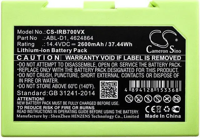 Alt view image 5 of 5 - Vacuum Battery for iRobot Roomba e5 e6 i7 i7+ i7158 i7550 i7558 ABL-D1 37Whr NEW