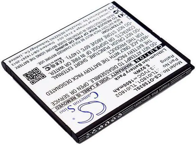 Alt view image 2 of 5 - Hotspot Battery for Alcatel TLi018D1 Y858 OT-5038 OT-5038A OT-5038D OT-5038E