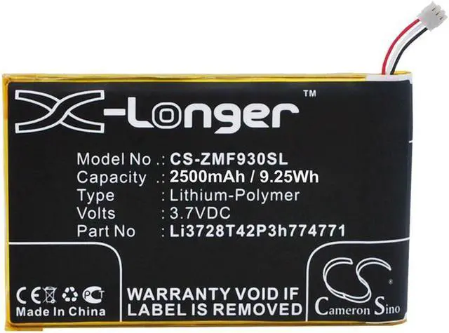Alt view image 3 of 4 - Battery for T-Mobile Li3728T42P3h774771 ZEBAP1 Vodafone ZTE MF915 Z915 R212 MF93