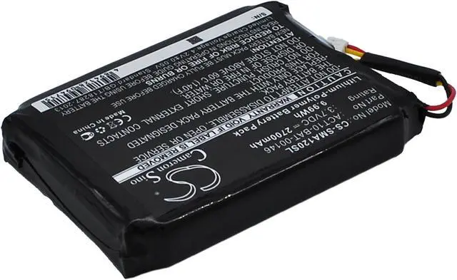 Alt view image 2 of 6 - GPS Battery for Satmap 1S2PE583759-02X ACT10-BAT-00146 Active 10 12 2700mAh NEW