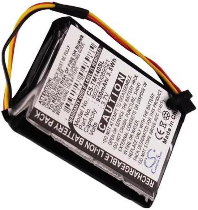 Alt view image 5 of 6 - Battery for TomTom 6027A0089521 P2 VF65 VF6S VF6D Go 50 500 GO 600 One 140 140S