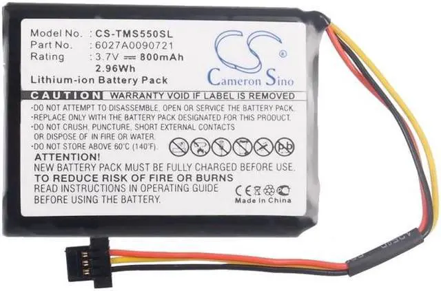 Alt view image 6 of 6 - Battery for TomTom 6027A0090721 4EF00 4ET0.052.01 Start 45 45M 45TM 55 55M 55TM