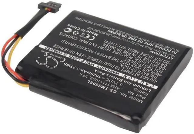 Alt view image 2 of 6 - Battery for TomTom AHA11111003 VFA 4EN6.001.02 4EN62 Start 60 60EU 60M VIA 1605
