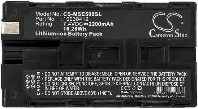 Alt view image 3 of 4 - Battery for DALI 10038412 MSA YRH300 Evolution 5000 5200 Thermal Imaging Camera