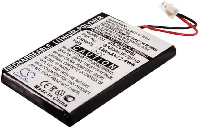 Alt view image 2 of 12 - 650mAh BA20603R79919 Battery for CREATIVE DAP-FL0040, CREATIVE V, CREATIVE V Plus