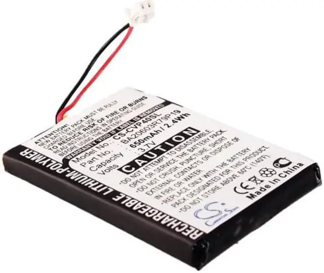 Alt view image 3 of 12 - 650mAh BA20603R79919 Battery for CREATIVE DAP-FL0040, CREATIVE V, CREATIVE V Plus