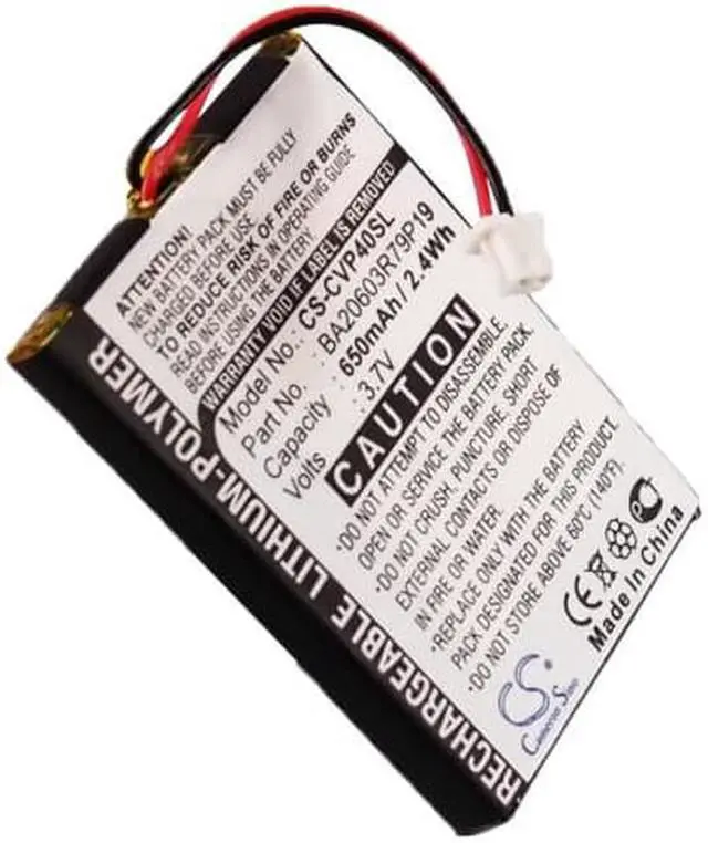 Alt view image 6 of 12 - 650mAh BA20603R79919 Battery for CREATIVE DAP-FL0040, CREATIVE V, CREATIVE V Plus