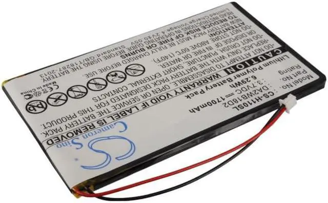 Alt view image 3 of 12 - 1700mAh Battery for iRiver H110, H120, H140, H320, H340, DA2WB18D2