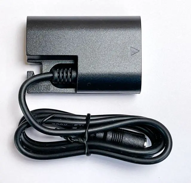 Alt view image 5 of 5 - AC Adapter for Canon ACK-E6 AC-E6N ACK-E6N Decoded EOS R R5 R6 5DS 5D Mark III