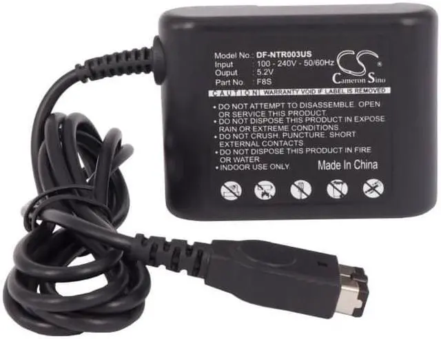 Alt view image 5 of 6 - US Plug Game Console Charger for Nintendo AGS-001 GameBoy Advance GBA SP NDS F8s