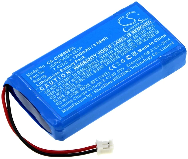 Main image of Battery for Chord MOJO Headphone Amplifier ICP6/34/50-2S1P CS-CHM905SL 1200mAh