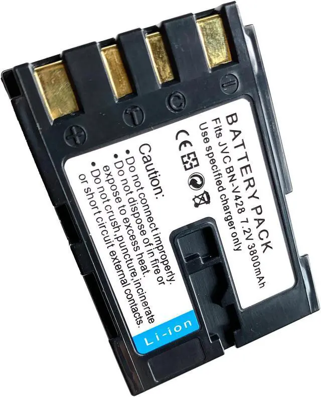Alt view image 4 of 4 - Battery for JVC BN-V428 BN-V428U GR-33 BN-V408U GY-HD100 GR-HD1 BN-V408 BN-V416U GR-D200 GR-DV2000
