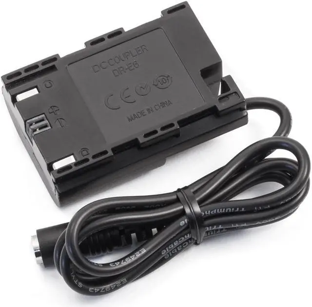 Alt view image 4 of 5 - AC Power Adapter for Canon EOS 7D 5D MARK II 7D camera ACK-E6 AC-E6 DR-E6 3351B002 ACKE6 ACE6 DRE6