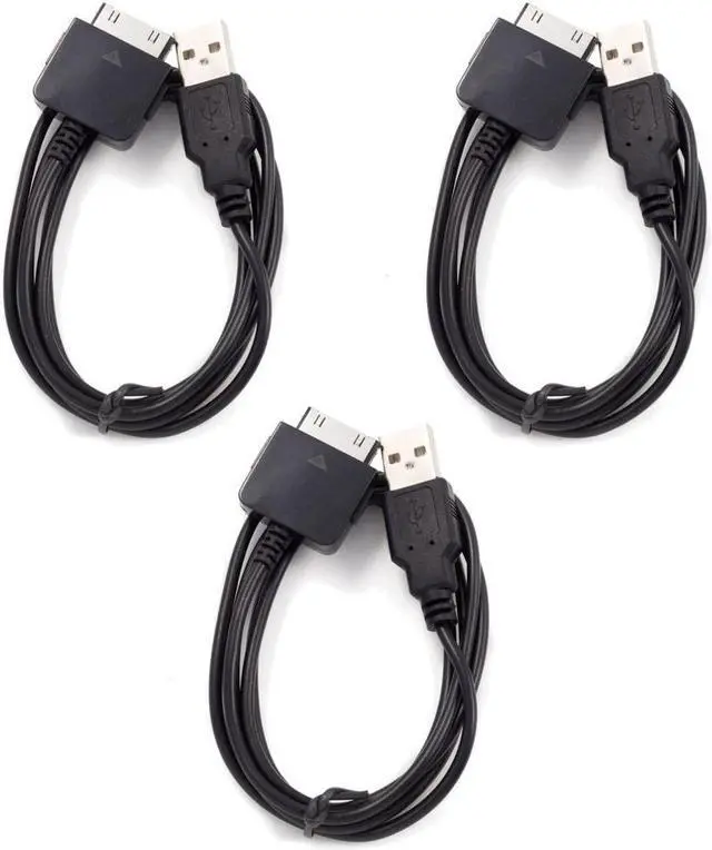 Main image of 3-Pack - Replacement Zune HD Sync Cable for Microsoft MP3 Media Player USB 4GB 8GB 16GB 30GB 80GB 120GB
