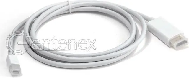 Alt view image 2 of 2 - 6FT Thunderbolt Mini DisplayPort to HDMI Cable Adapter for MacBook Pro Air iMac
