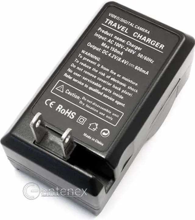 Alt view image 3 of 4 - Compact Battery Charger for JVC BN-VF823 BN-VF815 BN-VF808 AA-VF8 AAVF8US AA-VF8USM GR-D239 GZ-HD300 GZ-HM200