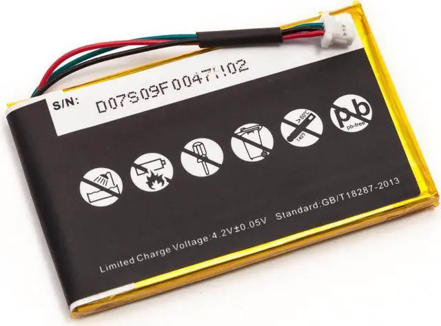 Alt view image 2 of 4 - Battery for Garmin Nuvi GPS 255w 205 265wt 200 255 205w 250 260w +Microfiber