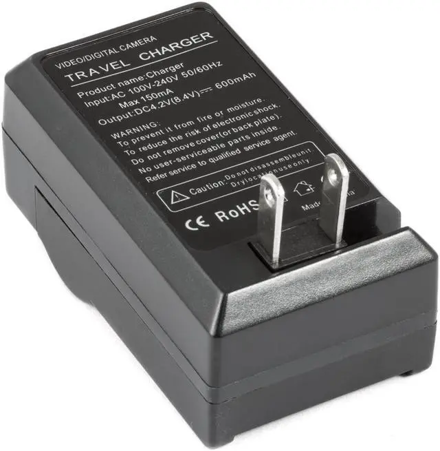 Alt view image 2 of 4 - AC/DC Battery Charger for Panasonic DMW-BCF10E Lumix DMC-FH20 DMC-FS10 DMC-FT2 DMC-TS2 DMC-FS30