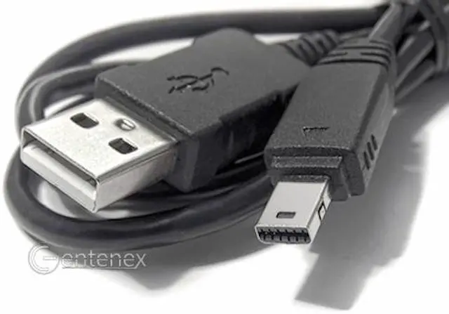 Alt view image 2 of 2 - 2x -12 Pin USB Cable for Casio Exilim EX-H15 EX-F1 EX-FH100 EX-G1 EX-H10 EX-FC100 EX-FH20 EX-Z90 2PK