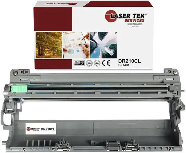 Main image of Laser Tek Services® Brother DR210CL Black Remanufactured Drum Unit for the Brother DCP-9010CN, HL-3040CN, HL-3045CN