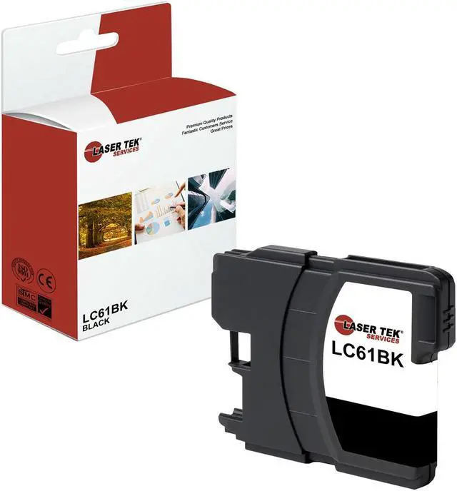 Main image of Laser Tek Services® Black Compatible Ink Cartridge Brother LC61BK LC61