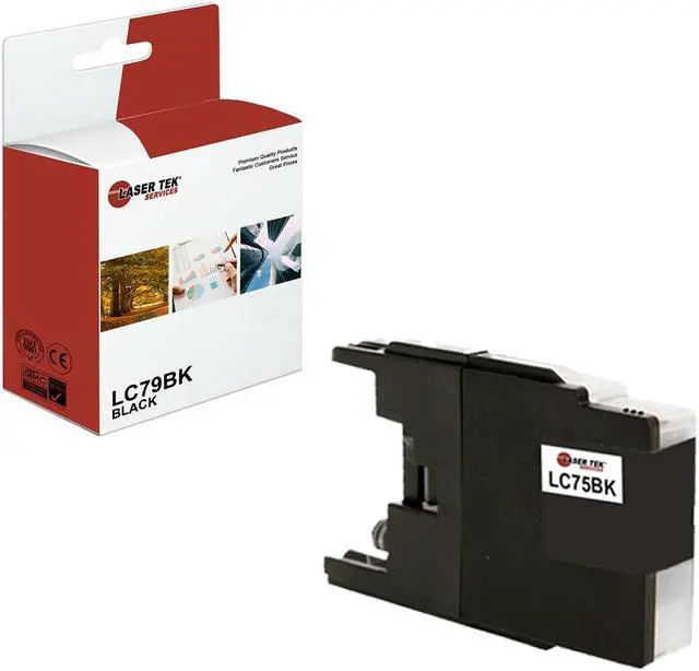 Main image of Laser Tek Services® Compatible Ink Cartridge Brother LC75BK MFC-J6710DW