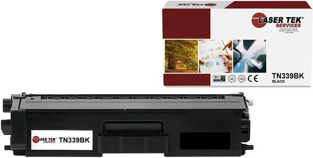 Main image of Laser Tek Services® Super High Yield Brother TN339BK Black Compatible Replacement Cartridge