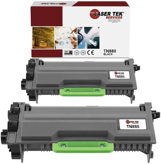 Main image of 2Pk LTS TN-880 Black Hi-Yield Compatible for Brother HLL6200DW L6200DWT Toner