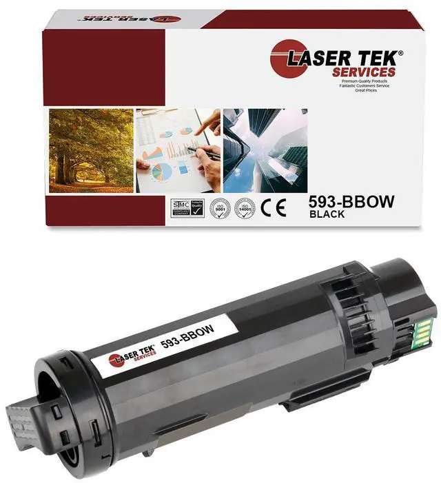 Main image of Laser Tek Services Compatible Toner Cartridge Replacement for Dell 825 593-BBOW Works with Dell H625cdw H825cdw, S2825cdn Printers (Black, 1 Pack) - 3,000 Pages
