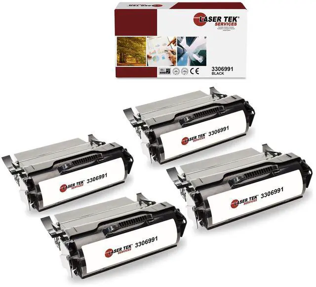 Main image of Laser Tek Services Compatible Toner Cartridge Replacement for Dell 5230 3306991 Works with Dell 5230 5230N 5230DN 5350 5350DN Printers (Black, 4 Pack) - 21,000 Pages