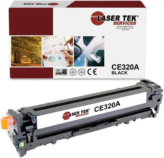 Main image of Laser Tek Services Compatible Toner Cartridge Replacement for HP 128A CE320A Works with HP Laserjet Pro CP1525N CP1525NW CM1415FN MFP Printers (Black, 1 Pack) - 2,000 Pages