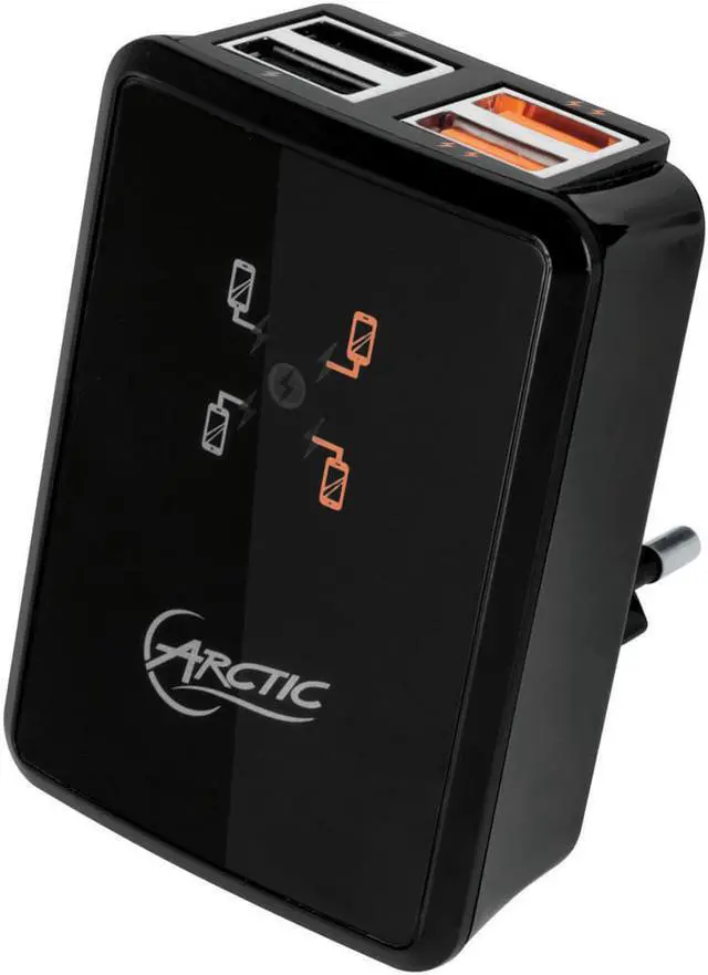 Alt view image 7 of 7 - Arctic Home Charger 4500 4 port USB charger Model APWCH-AC030-GBA01