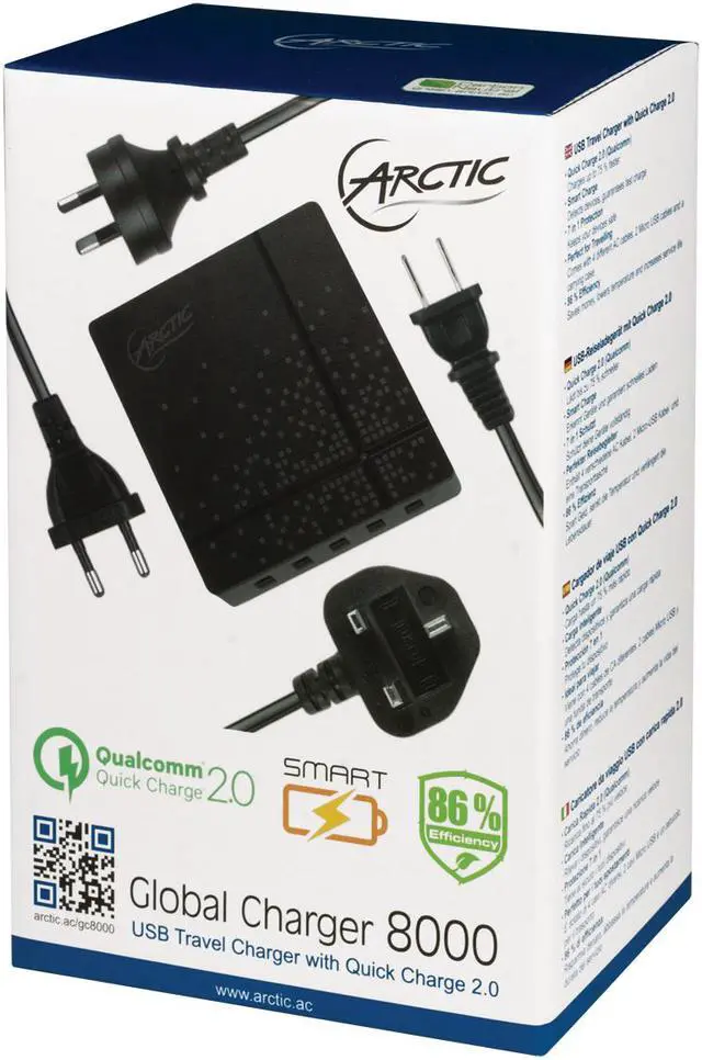 Alt view image 5 of 8 - Arctic Global Charger 8000 Model APWCH00018A