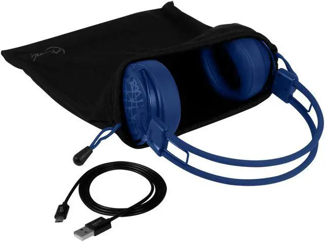 Alt view image 5 of 7 - ARCTIC P604 Wireless , Dynamic Bluetooth 4.0 Headphones, On-Ear Design with Smart Control and Integrated Microphone, 30 Hours Battery Life Color Blue Model ASHPH00016A