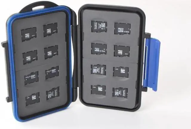 Alt view image 2 of 5 - ZTC Micro Card Travel Case 4 x Micro 2 x SDHC 2 x CF Cards Rugged Water and shock proof. Floats if Dropped in The Water Model ZTC-CAS001