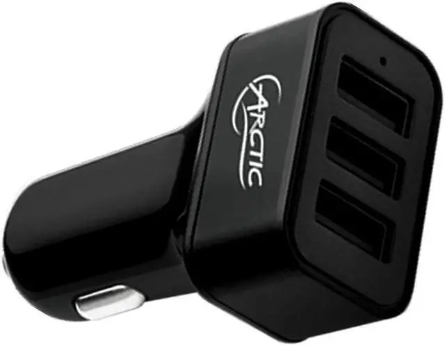 Alt view image 2 of 7 - ARCTIC Car Charger 7200 - 3-Port UBS Fast Charger for Cars - Smart Cigarette Charger for for Apple iPhone 5/5S/5C, iPad, iPod, Samsung Galaxy S6/S5/S4/S3, Tab 3, Note 3/2, Google Nexus 7 and More