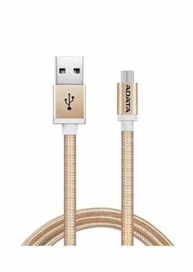 Main image of AData Android USB to Micro USB Charging/Sync Cable, 100cm - Gold
