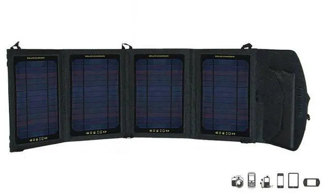 Main image of EyezOff SP8 Foldable Solar Panel Pack (14W Capacity) 5V/2.2A Output