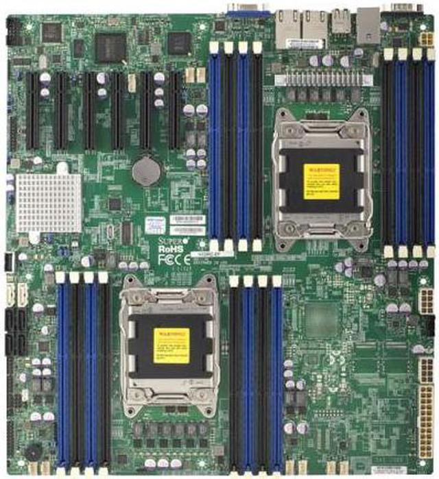 SUPERMICRO X9DRD-EF-B X9DRD-EF-B Dual LGA2011 Intel C602J DDR3 SATA3 V and  2GbE EATX Server Motherboard