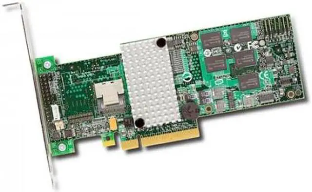 Alt view image 7 of 7 - LSI MegaRAID SATA/SAS 9280-8e 6Gb/s PCI-Express 2.0 w/ 512MB onboard memory RAID Controller Card, Single--Avago Technologies